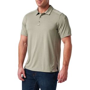 5.11 PARAMOUNT CREST POLO MORTAR HEATHER T-SHIRT