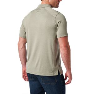 5.11 PARAMOUNT CREST POLO MORTAR HEATHER T-SHIRT