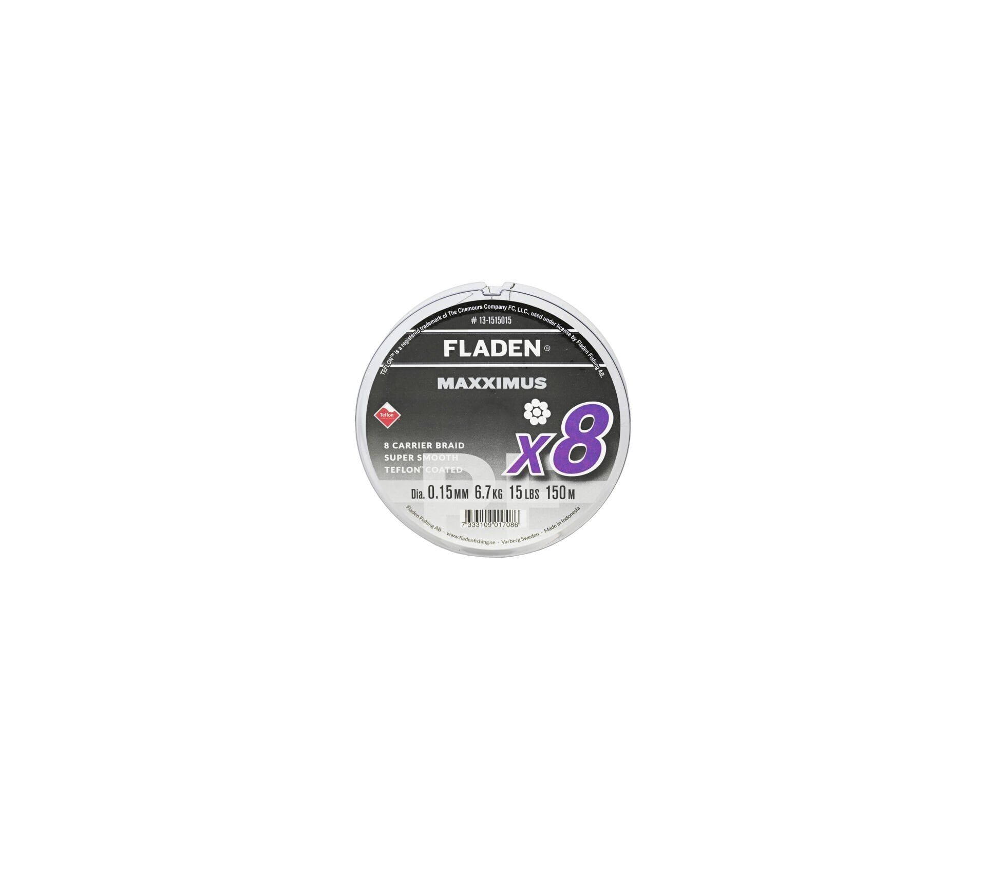 FLADEN MAXXIMUS 8X SİYAH 150 MT ÖRGÜ MİSİNA 0.15 MM