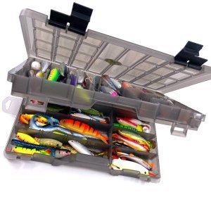 Lineaeffe Scatola Plastica Doppio Coperchio 36x22x7 cm