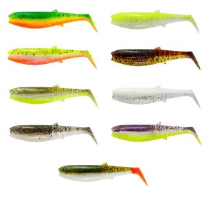 Savage Gear Cannibal Shad 10cm 9gr Olive Hot Orange