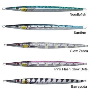 Savage gear 3D Needle Jig 60 gr 17 cm Suni Yem Glow Zebra