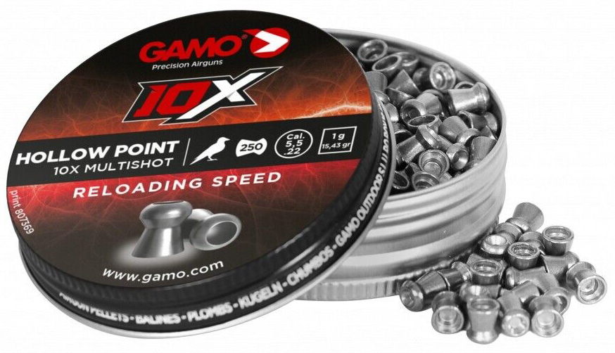 GAMO HOLLOW POINT 10X 5,5 MM SAÇMA / 250 ADET