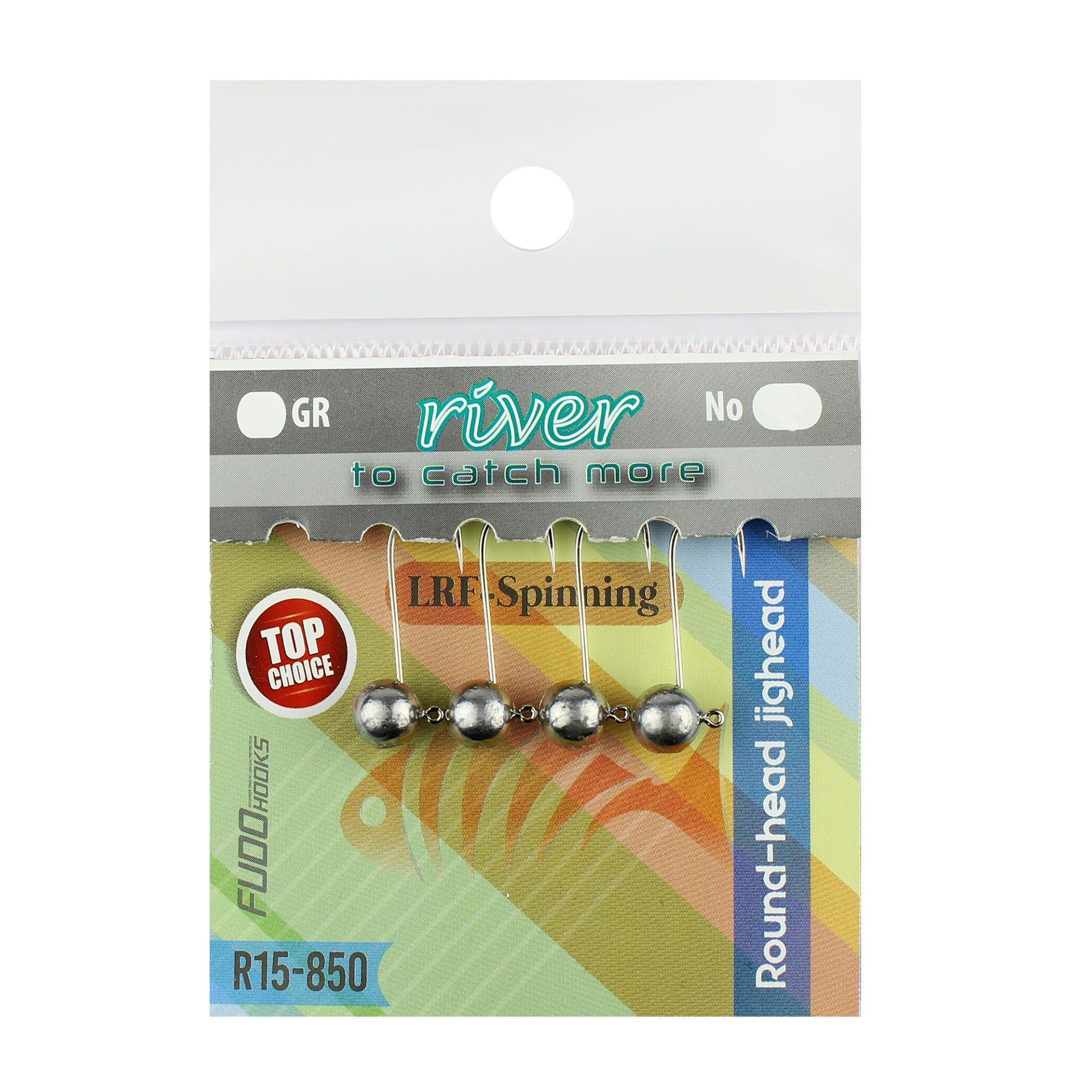 River Top kafa Jig Head 4P 1.5 GR