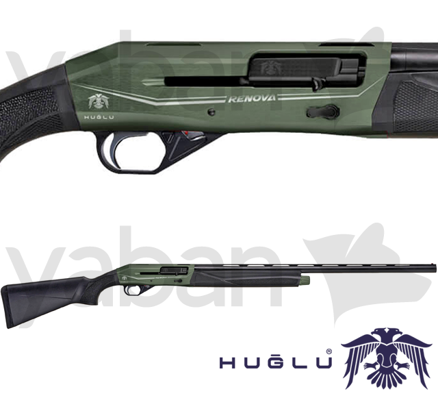 HUĞLU RENOVA SENTETİK YEŞİL YARI OTOMATİK AV TÜFEĞİ