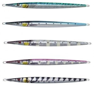 Savage gear 3D Needle Jig 40 gr 17 cm Suni Yem Glow Zebra