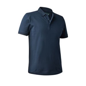 DEER HUNTER Polo Yaka Lacivert Tişört - XL