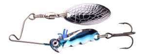 SPRO Larva SpinnerBait 4CM 7G 5'Li - Chrome Blue