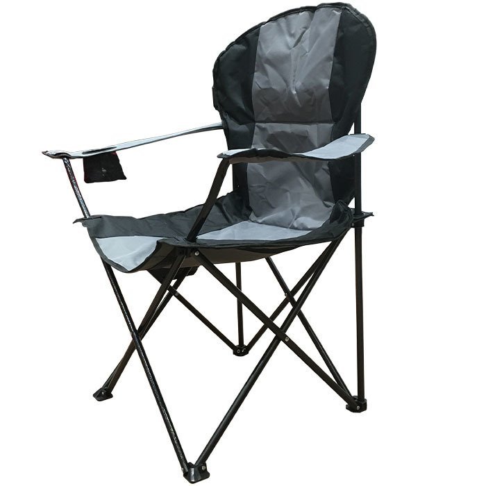 DISCOVERY PREMIUM KATLANIR GRİ KAMP SANDALYESİ