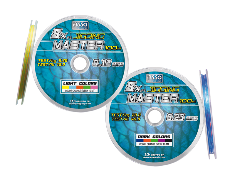 Asso Pe Jigging Master 8X Örgü İp Misina 100MT No: 0,33MM / 100MT