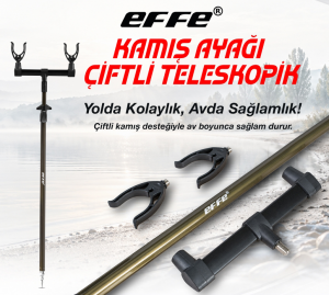 Effe Kamış Ayağı Çiftli Teleskopik HG290