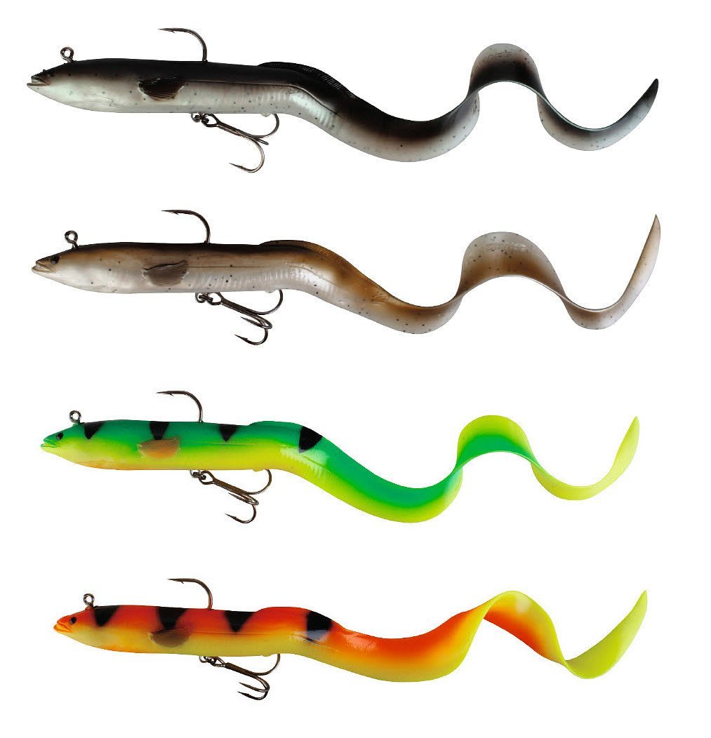 Savage gear Real Eel 20 cm 38 gr NL Suni Yem 01-Black Green Pearl