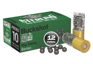 STERLING 12 PELLETS BUCKSHOT - 12 CAL.