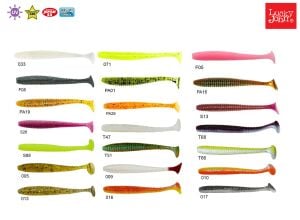 Lucky John S-Shad Tail 2.8'' 7.11 cm Silikon Yem 016