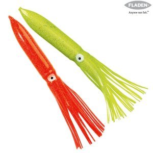 Fladen Dev Silikon Kalamar Fosforlu 30 cm Kırmızı