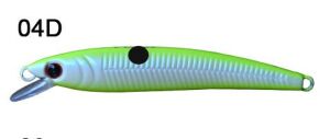 River Kripton 70F 7 cm 4 gr Kurşun Arkası Maket Balık 04D