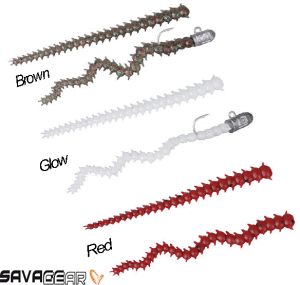 Savage gear Lrf Ragworm Kit 18+2 Adet (Red-Brown-Glow)