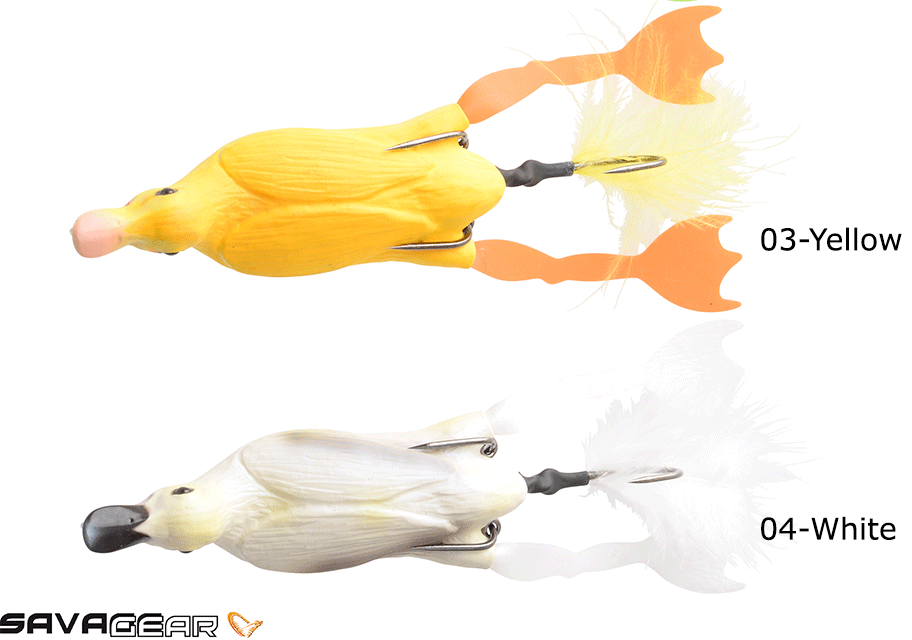 Savage gear Hollow Ducklıng Wedless 7.5cm 15g 04-White