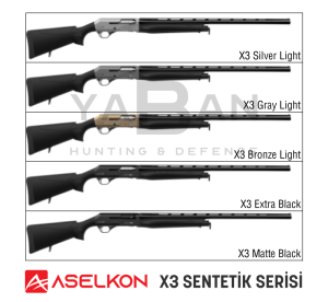 ASELKON X3 SENTETİK YARI OTOMATİK AV TÜFEĞİ