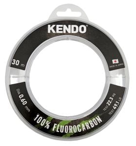 Kendo 100% Fluorocarbon White 30m Misina 0.70mm