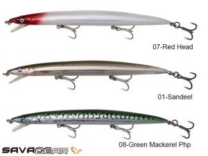 Savage gear  MAG Sandeel Jerk minnow 210 44g SP Suni Yem 07-Red Head
