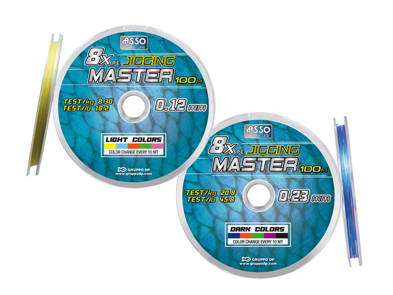 Asso Pe Jigging Master 8X Örgü İp Misina 100MT No: 0,23MM / 100MT