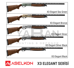 ASELKON X3 ELEGANT YARI OTOMATİK AV TÜFEĞİ