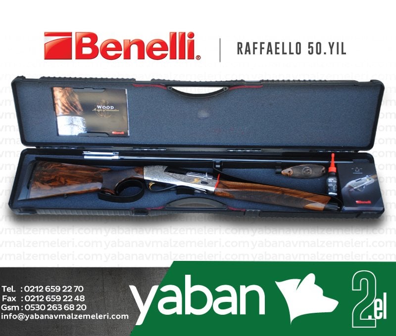 BENELLI RAFFAELLO 50.YIL LIMITED EDITION YARI OTOMATİK AV TÜFEĞİ / 2.EL