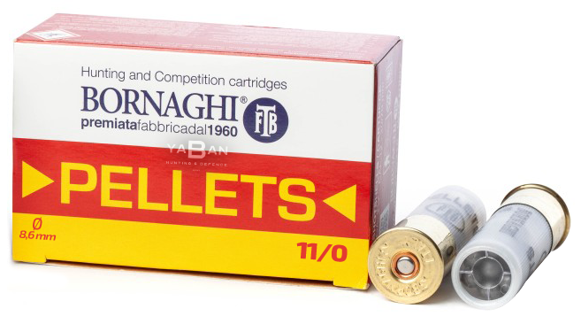 BORNAGHI 11/0 9 PELLETS BUCKSHOT - 12 CAL.