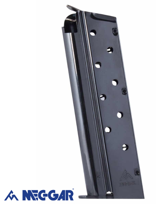 MEC-GAR MAGAZINE COLT 1911 9 MM 9 RD HT Blue Şarjör