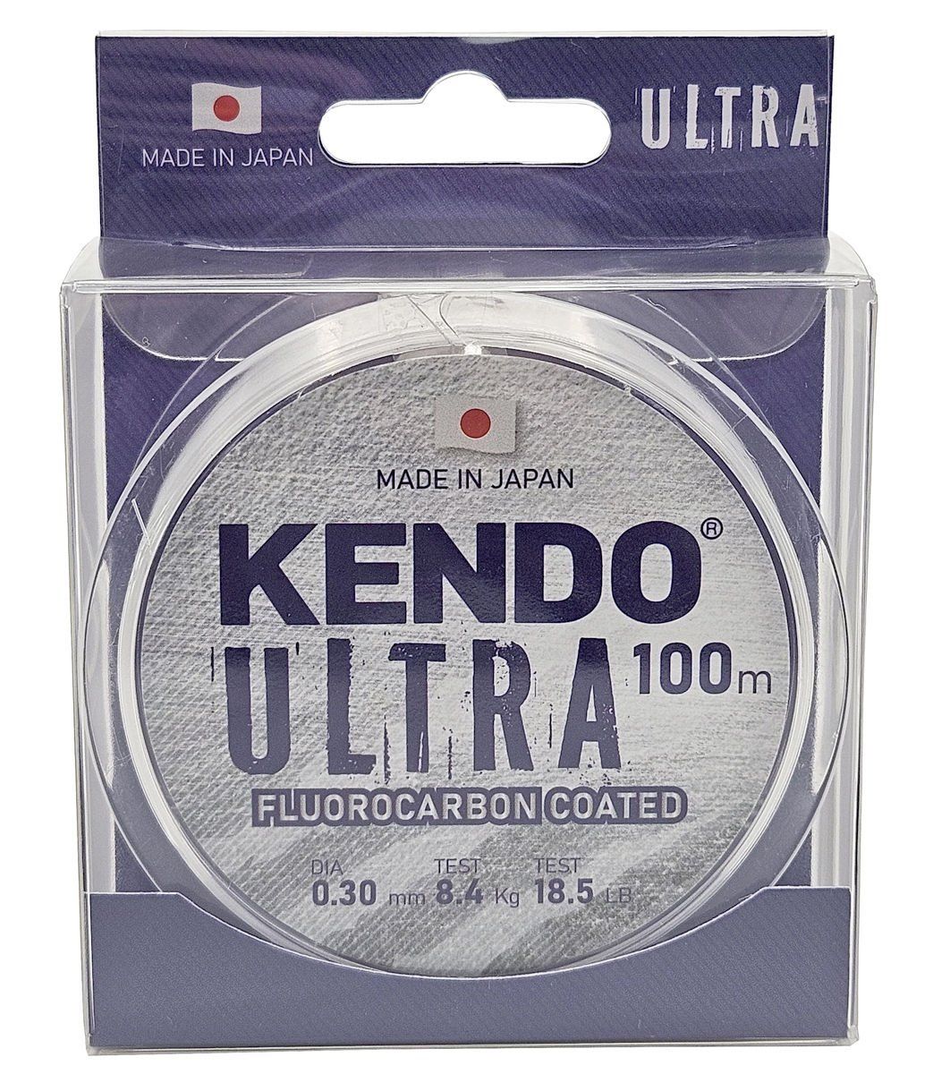 Kendo Ultra Fluorocarbon Coated 100m White Misina 0.10mm