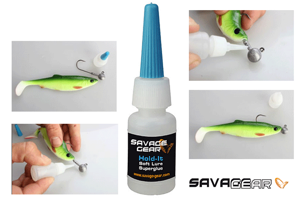 Savage gear Hold it Soft Lure Superglur 8 ml