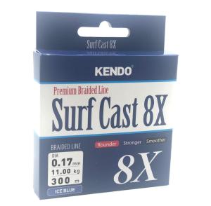 Kendo Surf Cast 8X Fıghtıng 300 mt Örgü İp ( ICE BLUE) 0,13mm