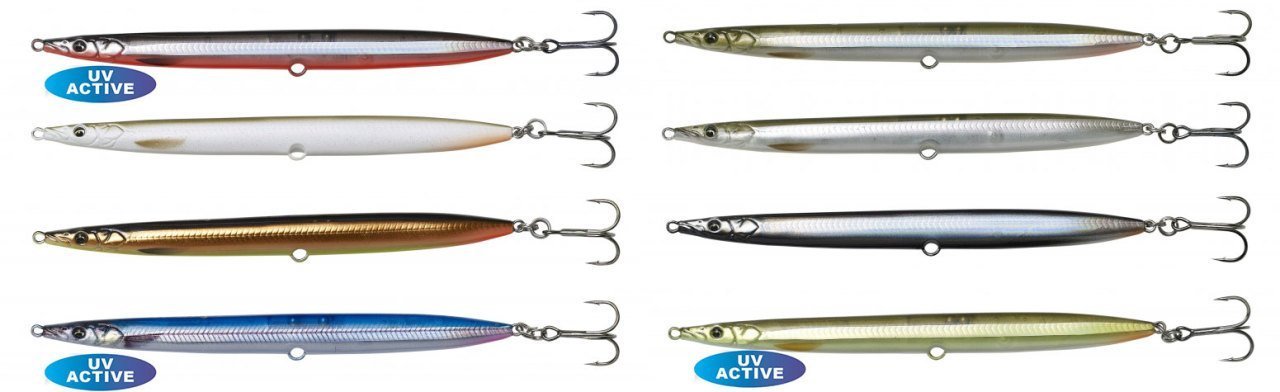 Savage gear Sandeel Pencil 125 mm 19 gr Suni Yem Black Silver