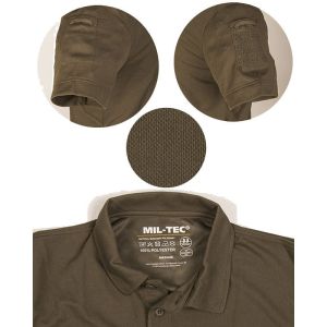 MIL-TEC STURM QUICK DRY POLO COYOTE T-SHIRT