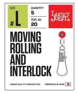 Lucky John Klips 5105 Gözlü Fırdöndülü Klips L