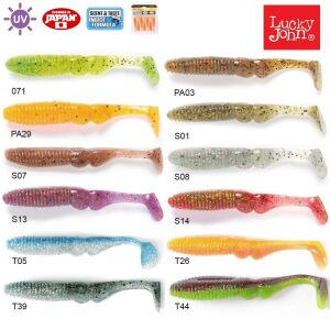 Lucky John Mr. Greedy 3.9'' 9.91 cm 5P Silikon Yem T44