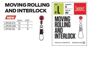 Lucky John Klips 5105 Gözlü Fırdöndülü Klips S