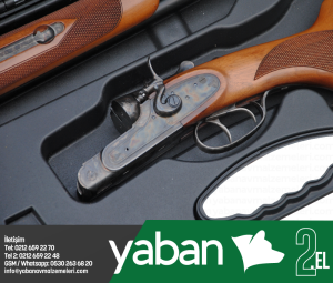 HUĞLU HRZ HOROZLU MENEVİŞLİ ÇİFTE AV TÜFEĞİ / 2.EL