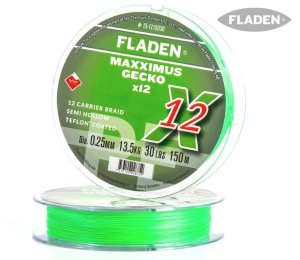 FLADEN Maxximus Gecko 12X Örgü 150m Yeşil 0.25 MM