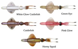 Savage Gear Swim Squid RTF 25cm 160gr Green Eye