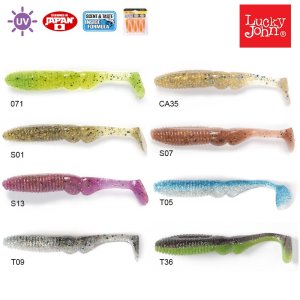 Lucky John Mr. Greedy 3'' 7.62 cm 7P Silikon Yem S01