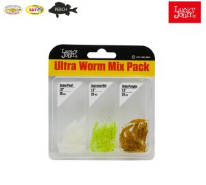 LUCKY JOHN ULTRA WORM 1'' (033/ S15 / PA19 ) 2.54 CM  60P