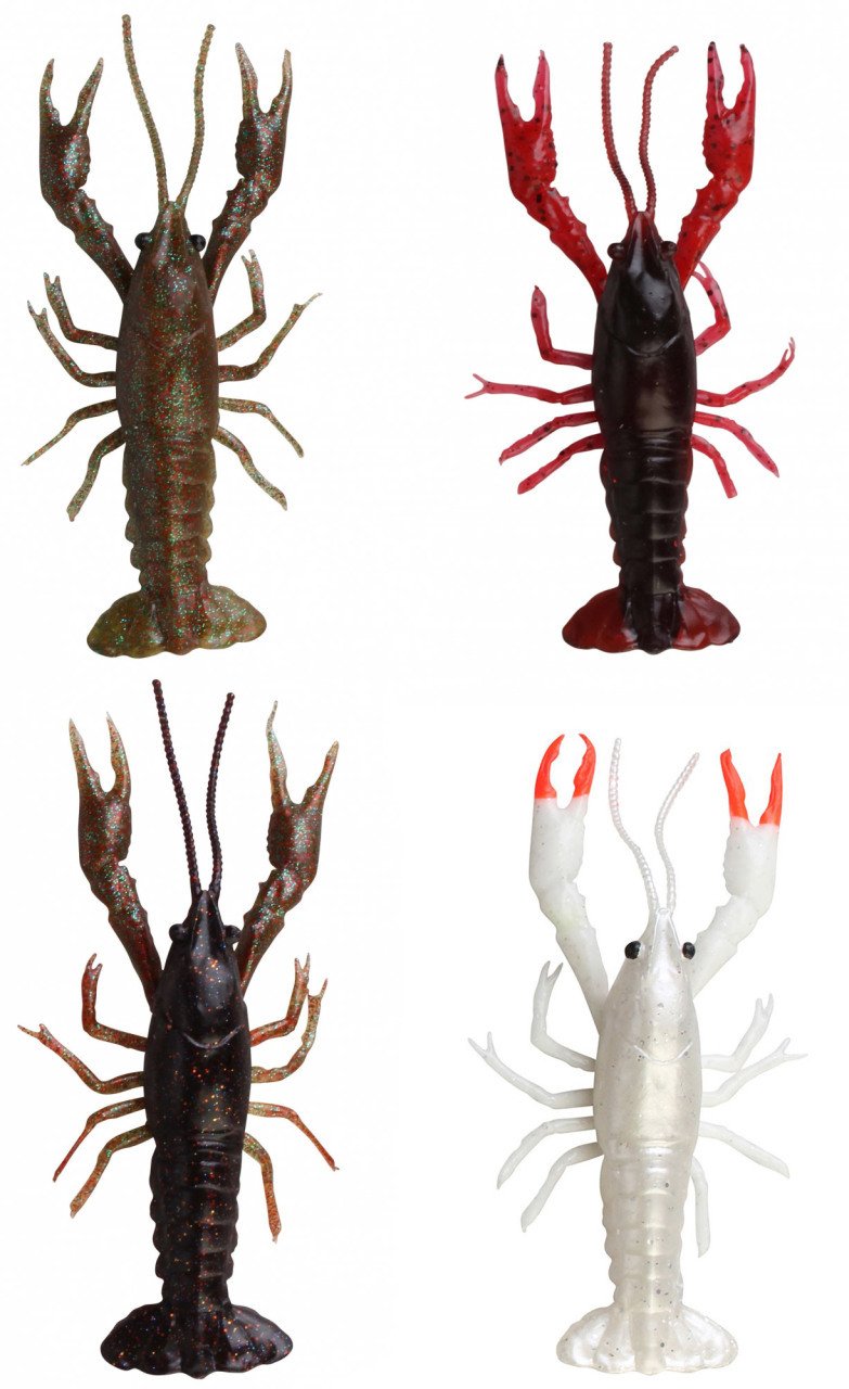 Savage gear LB 3D Crayfish 8 cm 4 gr F 4 Adet Suni Yem Black Brown
