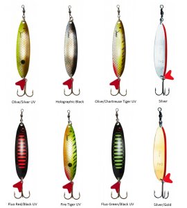 Dam Effzett Standard Spoon Slim 5 cm 8 gr Sinking Kaşık Black/Orange UV