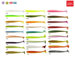 Lucky John S-Shad Tail 3.8'' 9.65 cm Silikon Yem PA01