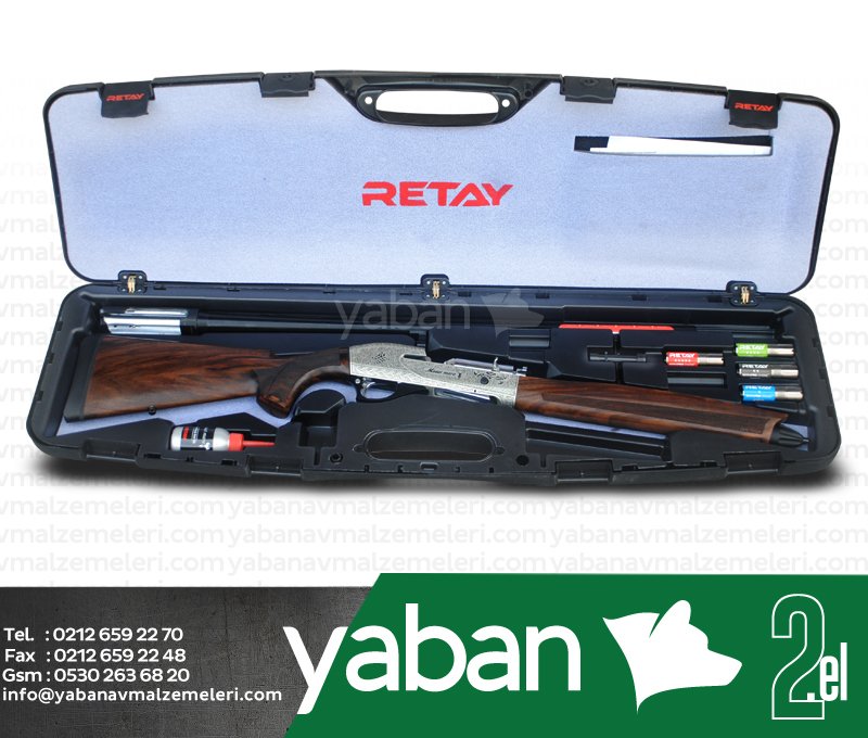 RETAY MASAI MARA İŞLEMELİ YARI OTOMATİK AV TÜFEĞİ | ÇİFT NAMLU