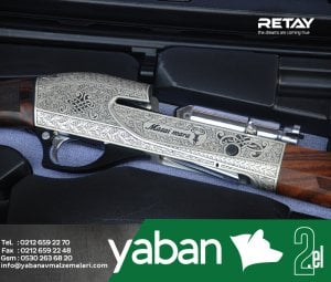 RETAY MASAI MARA İŞLEMELİ YARI OTOMATİK AV TÜFEĞİ | ÇİFT NAMLU