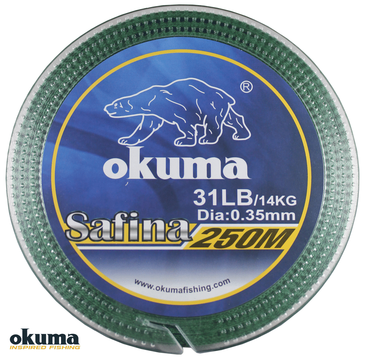 Okuma Safina Dynema 4 Örgü 250 mt 0,25 mm Green Color Misina