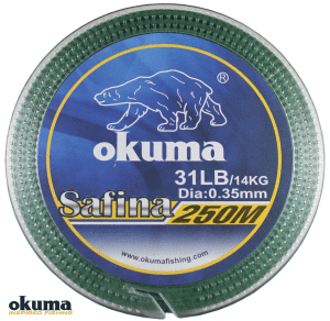 Okuma Safina Dynema 4 Örgü 250 mt 0,25 mm Green Color Misina